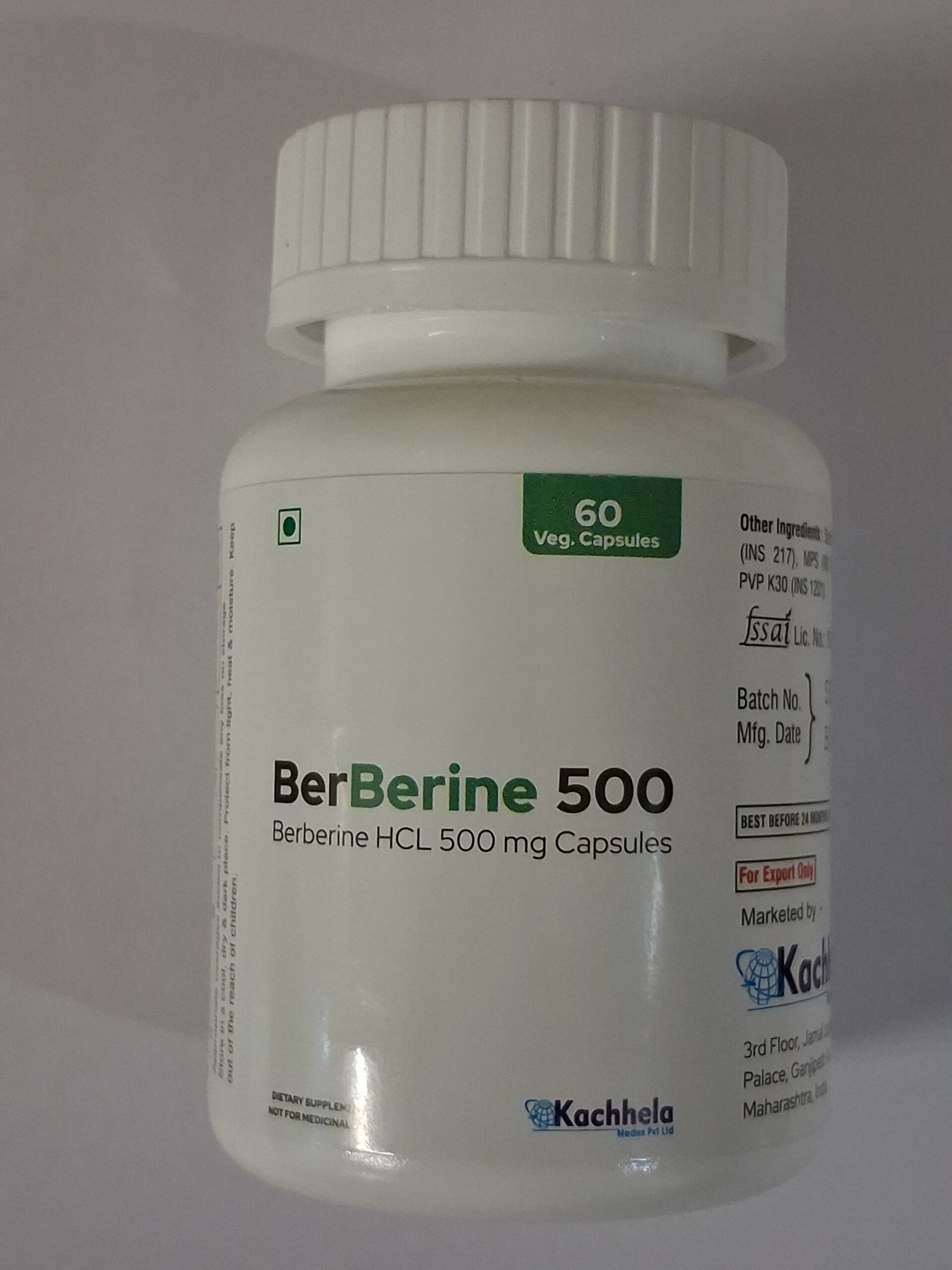 Berberine 500mg - Image 2